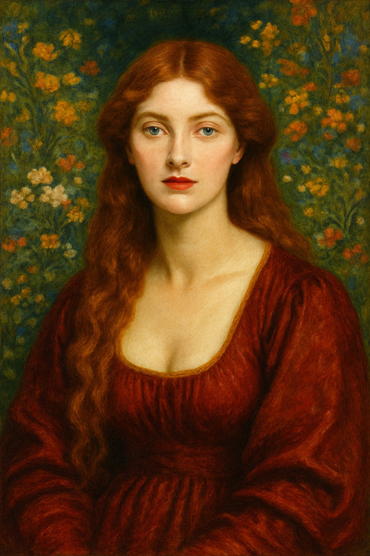 Fanny Cornforth – Flame of the Muse (12″ × 18″ Print)